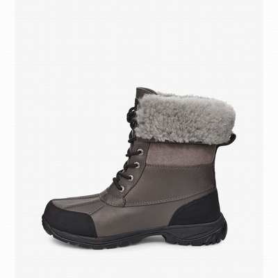 Botas UGG Butte Homem Marrom/Cinzentas | PT-TXYRA